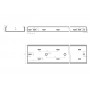 Лоток перфорированный монтажный оцинкованный ЛПМ-500х50-1,5-3000