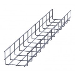 Проволочный лоток оцинкованный усиленный ПЛЛУ-150х85-3000
