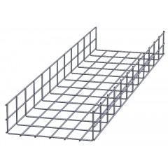 Проволочный лоток усиленный электрохимическое цинкование ПЛЛУэц-350х105-3000