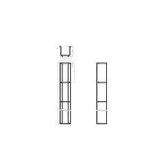 Проволочный лоток электрохимическое цинкование ПЛЛэц-50х50-3000