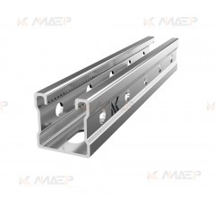 Страт-профиль (траверса) усиленный ребрами жесткости с зубчатой накаткой оцинкованный СП-41х41-2,5-556