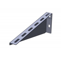 Кронштейн подвеса настенный горячеоцинкованный 300мм S=2,0мм КПНЛгц(сн)-300