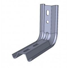 Подвес настенный Омега профиль-L горячеоцинкованный 145мм S=2,0мм ОП-Lгц(сн)-100
