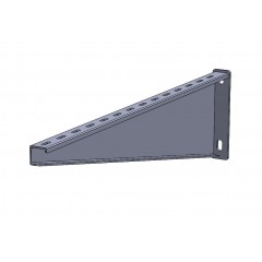 Кронштейн настенный сверх высоких нагрузок (опора 120х44-6,0) КНэц(свн) 800 (3,0) электрохимическое цинкование