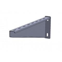 Кронштейн настенный сверх высоких нагрузок (опора 120х44-6,0) КНэц(свн) 500 (3,0) электрохимическое цинкование