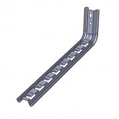 Подвес настенный Омега профиль-L быстрой фиксации холоднокатаный 540мм S=2,0мм ОП-LБхк(сн)-500