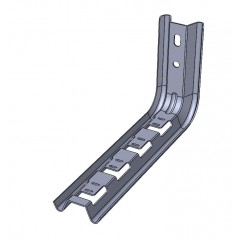 Подвес настенный Омега профиль-L быстрой фиксации холоднокатаный 240мм S=1,5мм ОП-LБхк(мн)-200