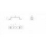 Крепление стеновое-напольное холоднокатаное 150мм СНхк-150