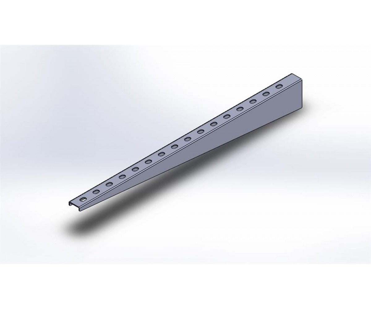 Консоль подвеса лотка оцинкованная 1030мм S=2,5мм КПЛ(вн)-1000