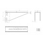 Консоль подвеса лотка горячеоцинкованная 180мм S=2,0 мм для профиля ПСМ КПЛ5гц(сн)-150