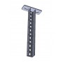 Стойка потолочная сварная (35х30х2,0) основание (120х44х4,0) 1500 мм СПС(сн)-1500 нержавеющая сталь AISI 304