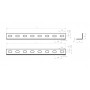 Профиль перфорированный по двум сторонам L - образный окрашенный ПЛ-L2ral-40х40-2,0-2000