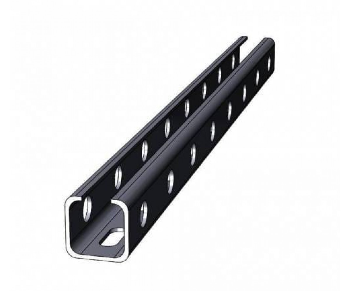 Профиль перфорированный С-образный горячеоцинкованный (траверса) ПЛ-С3гц-52х40-3,0-3000