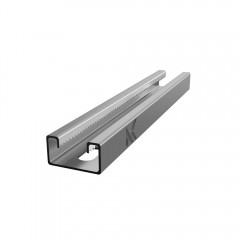 Страт-профиль (траверса) с зубчатой накаткой горячеоцинкованный СПгц-41х21-2,0-1850