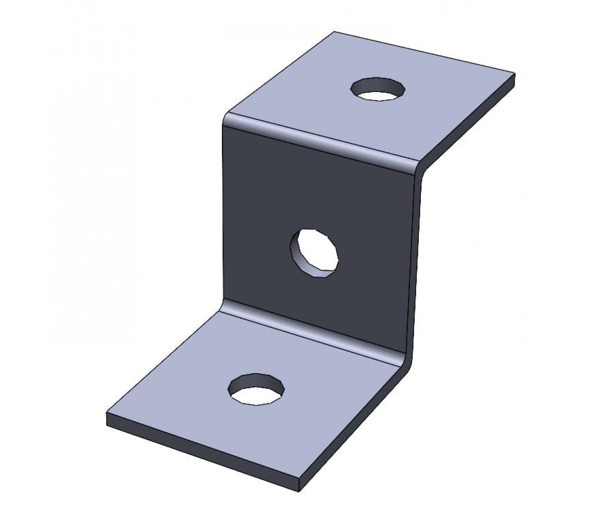 Пластина Z-образная 3 отверстия холоднокатаная (4,0мм) ПМхк MSZ 701