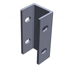 КПСПхк-100 (50х45х4,0мм) крепление приварное для страт-профиль холоднокатанное