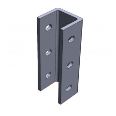 КПСПхк-150 (50х45х4,0мм) крепление приварное для страт-профиль холоднокатанное