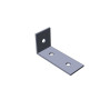 Пластина монтажная L-образная 1+2 отверствия ПМн MSA604 INOX AISI 304