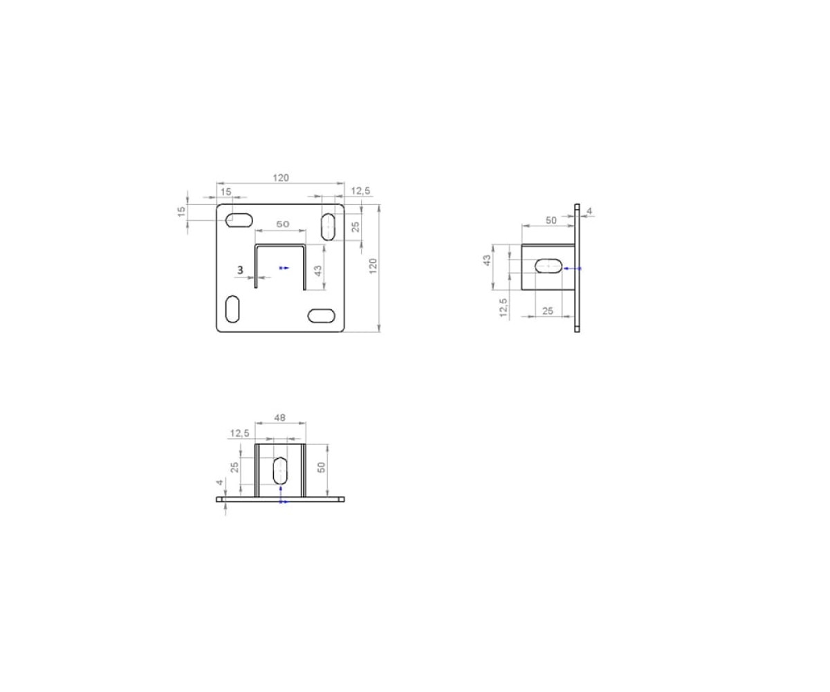 Плита потолочная одноканальная ПМхк MBP309