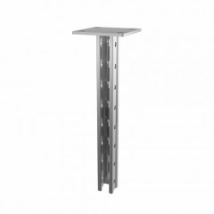 Консоль вертикальная усиленная "Strut" (41х41х2,0) основание (120х120х6) 1600мм КВУС1(сн)-1600